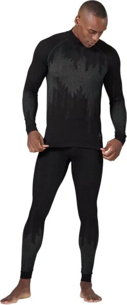 Odlo BL TOP Turtle Neck Long Sleeve Half Zip Kinship -Ski Ausrüstungs Laden 111192 15015 4