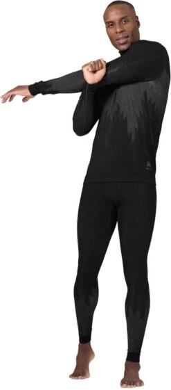 Odlo BL TOP Turtle Neck Long Sleeve Half Zip Kinship -Ski Ausrüstungs Laden 111192 15015 5