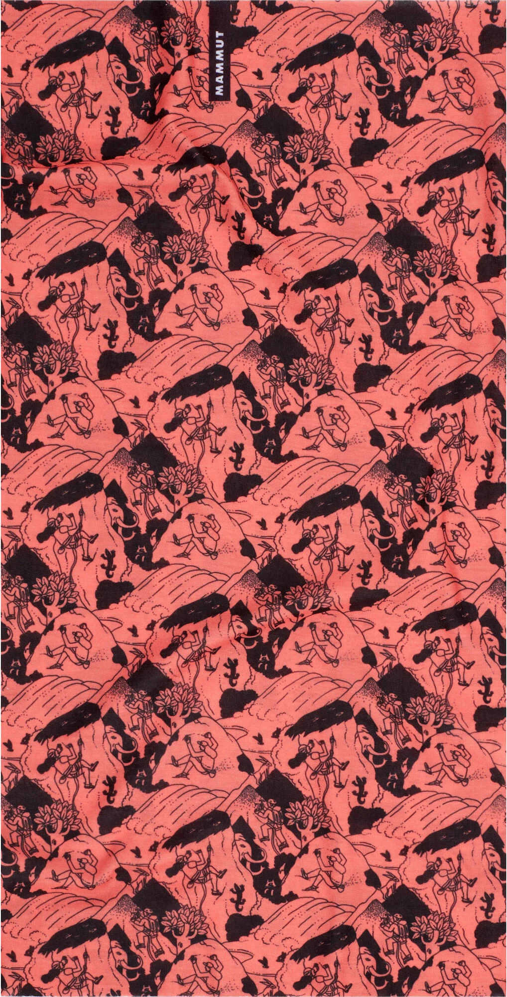 Mammut Neck Gaiter Climbing Scene 1 Mammut Neck Gaiter Climbing Scene