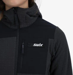 Swix Surmount Stormfleece Hood Jacket W -Ski Ausrüstungs Laden 13196 10000 back02
