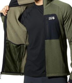 Mountain Hardwear Polartec Power Grid Full Zip Hoody -Ski Ausrüstungs Laden 1985311 347 a4