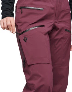 Black Diamond W Recon LT Stretch Pants -Ski Ausrüstungs Laden 741024 5016 W RECON LT STRETCH PANTS Blackberry 05