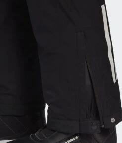 Adidas Terrex Resort Two-layer Insulated Bib Tracksuit Bottoms -Ski Ausrüstungs Laden HA0598 on model detail 3 transparent 2000x2000