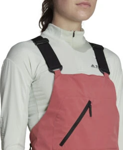 Adidas Terrex Resort Two-layer Insulated Bib Pants -Ski Ausrüstungs Laden HI5499 8 APPAREL On Model Detail View 1 white