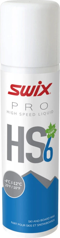 Swix HS6 Liq. Blue, -4°C/-12°C, 125ml
