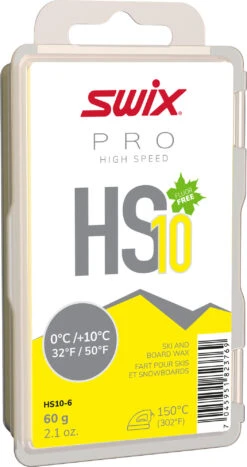 Swix HS10 Yellow, 0°C/+10°C, 60g