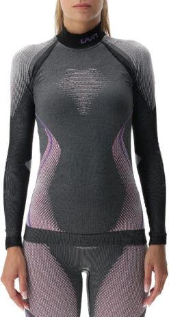 Uyn Woman Evolutyon Underwear Shirt Long Sleeve TURTLE Neck Melange