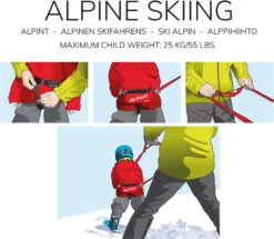 Swix XT613 Harness For Kids -Ski Ausrüstungs Laden kinder ziehgurt zum bremsen oder ziehen 628 xt613 000 enKB